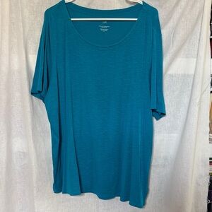 J. Jill Vibrant Teal Short Sleeve Top